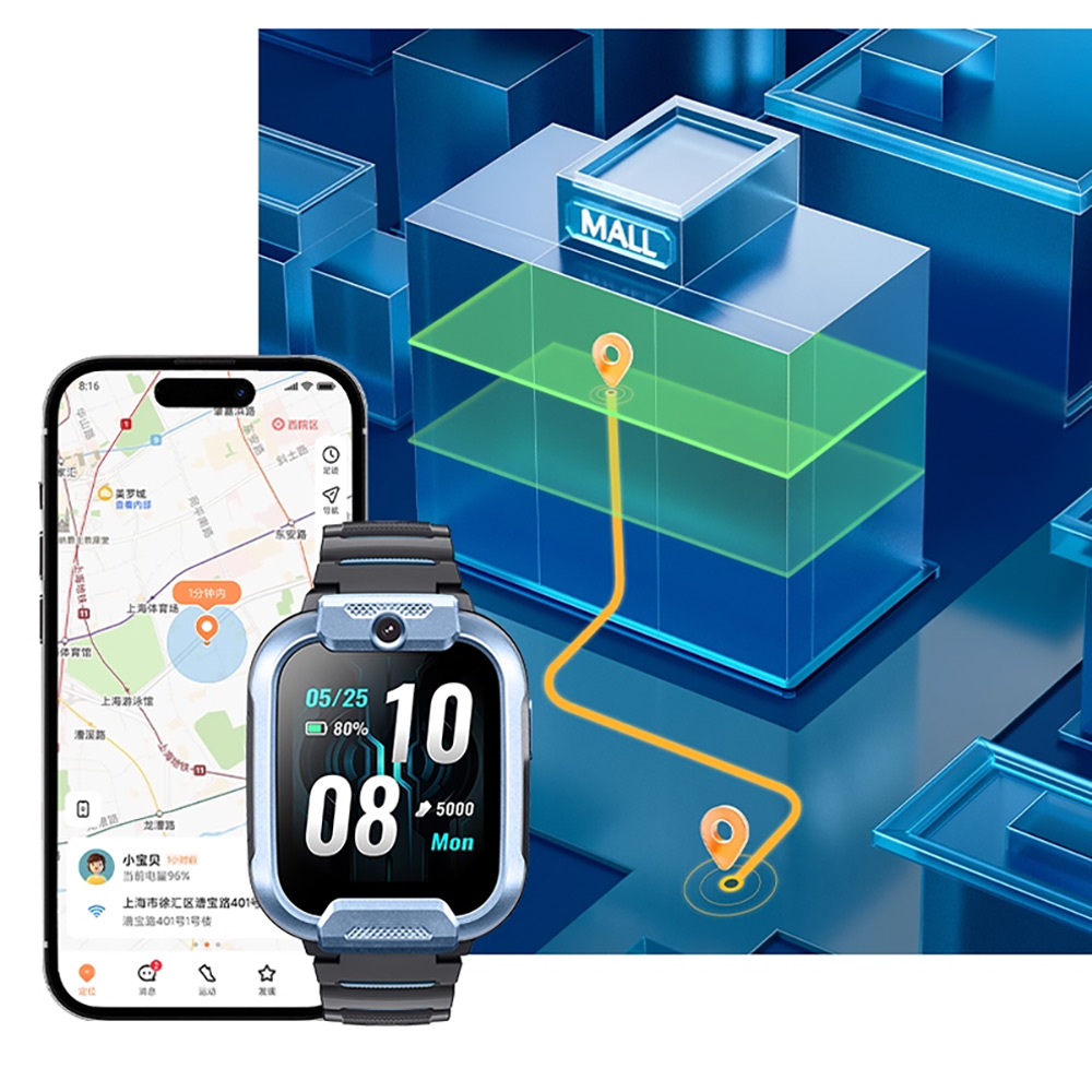 小尋兒童手錶T6 Pro(4G視訊通話 1.69吋大螢幕 10重定位 家長一鍵管理)
